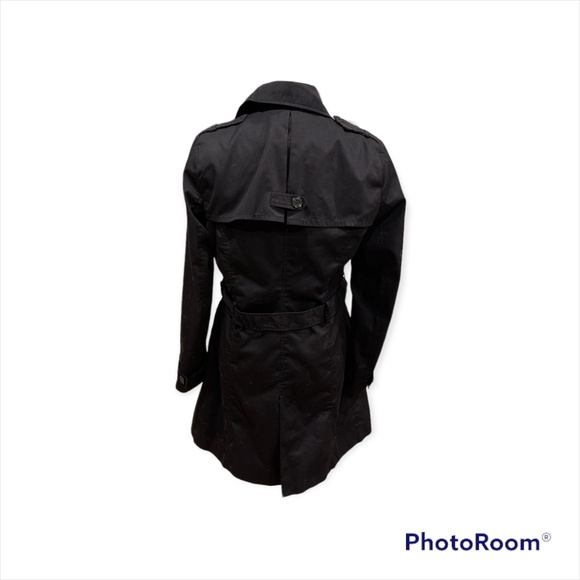 Stradivarius Black Trench Size S - Picture 7 of 10